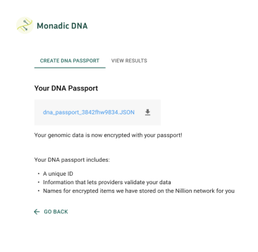 Monadic DNA App